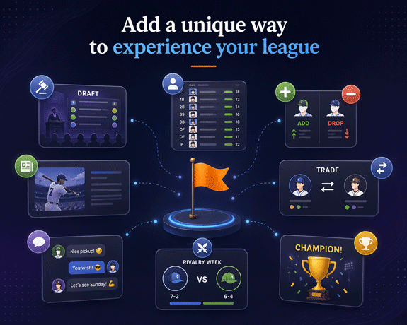 Fantasy league features card